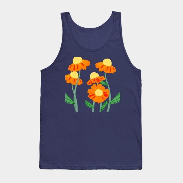 sunflower Tank Top by Crazena